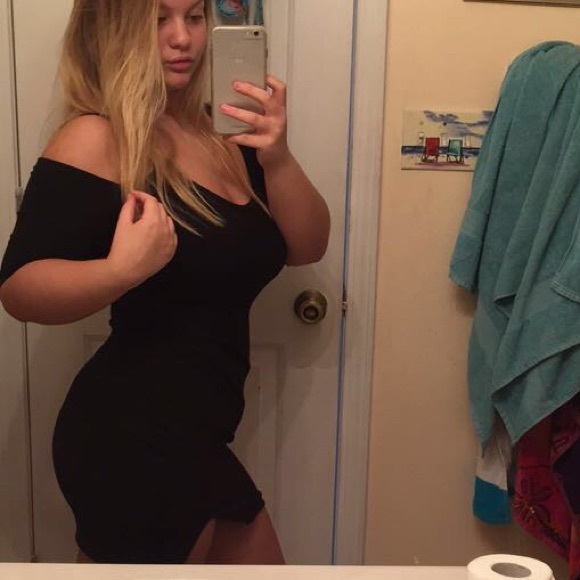 Sexy Black Mini Dress - Picture 1 of 2